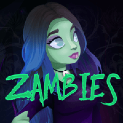 zambies green and purple logo